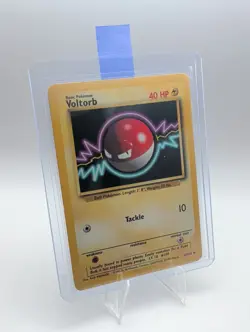 Voltorb - 67/102 Regular Common English Base Set Pokemon Card LP - Image 3