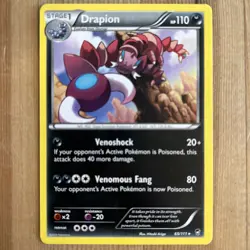Drapion Pokemon Card - XY Furious Fists 65/111 Rare NM - Image 1