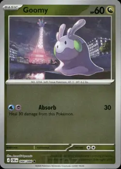 Goomy 066/086 Common ME04: Chaos Rising Pokemon Reverse Holo Near Mint - Image 1