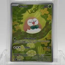 Pokemon TCG Perfect Order Rowlet #090/088 Illustration Rare LP+ - Image 1