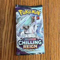 Pokemon Sword & Shield Chilling Reign Booster Pack 10 Cards Calyrex English - Image 1