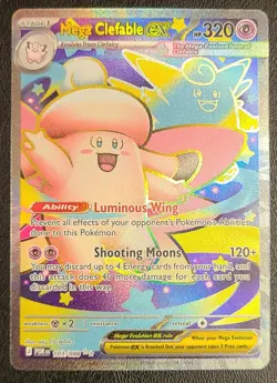 Mega Clefable ex 103/088 Me03: Perfect Order Holo Pokemon - Image 1