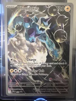 Thundurus Black Bolt SVP 209 ETB Promo Pokemon Center Stamped - Image 1