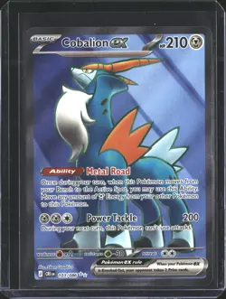 Cobalion ex 103/086 Ultra Rare ME04: Chaos Rising Pokemon NM/M - Image 1