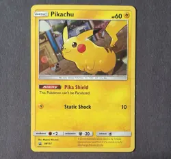 Pikachu SM157 Holo Rare - Pokemon Sun & Moon Promo MP - Image 1