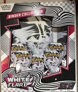 Pokemon White Flare Binder Collection Box (Sealed) - Image 1