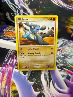 RIOLU 91/127 PLATINUM Common Pokemon TCG - Image 1