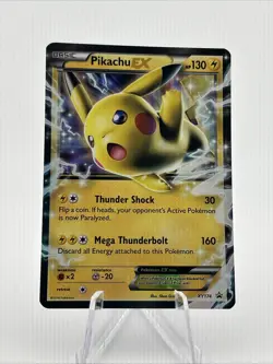Pokemon TCG Pikachu EX 2016 XY174 Blackstar Promo Holo NM - Image 1
