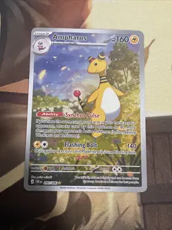Ampharos 090/086 - Pokemon TCG - Chaos Rising Illustration Rare Holo - Image 1