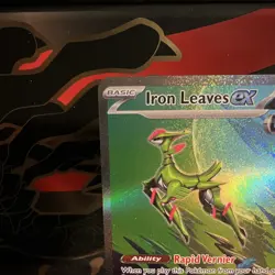 Iron Leaves ex 203/162 Full Art Hyper Rare Holo SV05 Temporal Forces EN - Image 3