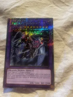 Konami Dark Magician the Dragon Knight RA03-EN268 QCSR 1st Ed Foil - Image 1