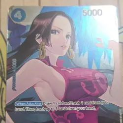 Boa Hancock (Super Rare) [Paramount War] Foil Character Bandai OP02-059 EN 5000 - Image 3