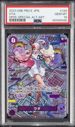 2023 ONE PIECE JAPANESE OP05-AWAKENING OF THE NEW ERA #120 UTA PSA 10 - Image 1