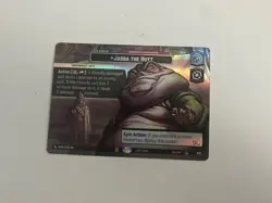 Jabba the Hutt 1022 V2 Star Wars Unlimited TCG Card SEC SECRETS OF POWER - Image 2