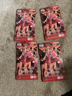 One Piece Card Game Heroines Edition Booster Pack ( lot of 4) - Image 3