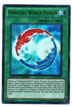 Yu-Gi-Oh Card: Parallel World Fusion LC02-EN011 Ultra Rare Limited Edition! NM - Image 1