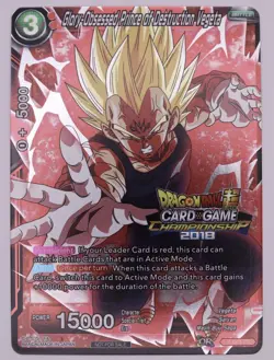 Glory-Obsessed Prince of Destruction Vegeta - P-063 - Promotion Cards NM-Mint Dr - Image 1
