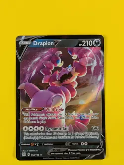 Drapion V - 118/196 - Ultra Rare Lost Origin - Pokemon Card - NM - Image 1