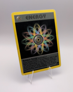 Rainbow Energy - 80/82 Rare Normal English Team Rocket Pokemon Card HP - Image 1