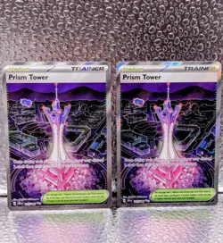 2 Prism Tower Full Art Cards- ME04: Chaos Rising 111/086 Pokemon TCG - Image 1