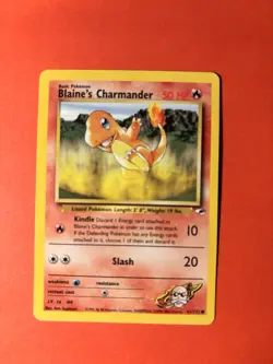 Pokemon TCG Blaine's Charmander #61 Gym Challenge NM EngWizards Of The Coast - Image 1