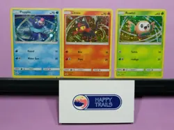 Pokemon Sun and Moon Blackstar Promo Rowlet, Litten and Popplio - Image 1