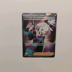Roxie’s Performance 112/086 Full Art Ultra Rare Pokemon Chaos Rising ME04 NM - Image 4