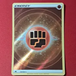 Pokemon TCG Fighting Energy 157/159 Reverse Holo Crown Zenith Ultra Rare - Image 1