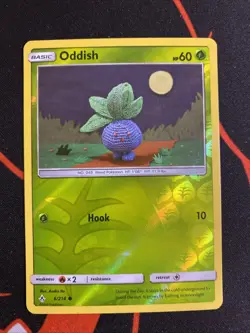 Pokemon Reverse Holo Oddish (6) SM - Unbroken Bonds 6/214 NM - Image 1