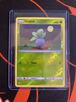 Pokemon Reverse Holo Oddish (6) SM - Unbroken Bonds 6/214 NM - Image 3
