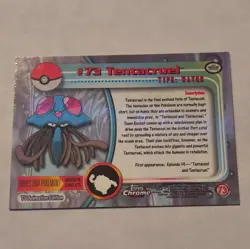 Pokemon #73 Tentacruel Card Foil Holo Topps Chrome 2000 TV Animation Series 1 - Image 2