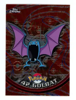 Pokemon Card - Golbat #42 - Topps Chrome - Image 1