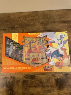 Pokemon Reshiram & Charizard gx Tag Team Premium Collection Box NEW SEALED - Image 1