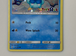 Pokemon Piplup Foil Card #32/156 Toys R Us Promo 2018 Not Played - Curve/Bow - Image 5