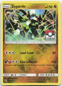 Zygarde (Pokemon League) 100/147 Holo League & Championship Cards Pokemon NM - Image 1