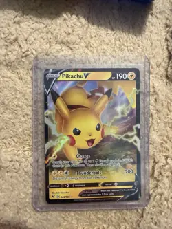 Pikachu V - 043/185 - Vivid Voltage Ultra Rare Pokemon Card - NM - Image 1