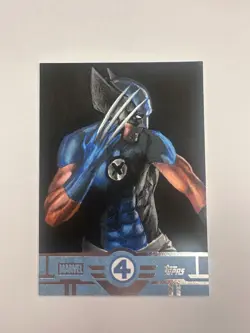 TOPPS FINEST 65TH ANNIVERSARY - WOLVERINE 1/1 ORIGINAL SKETCH CARD ASH GONZALES - Image 2