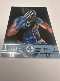 TOPPS FINEST 65TH ANNIVERSARY - WOLVERINE 1/1 ORIGINAL SKETCH CARD ASH GONZALES - Image 3