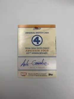 TOPPS FINEST 65TH ANNIVERSARY - WOLVERINE 1/1 ORIGINAL SKETCH CARD ASH GONZALES - Image 4