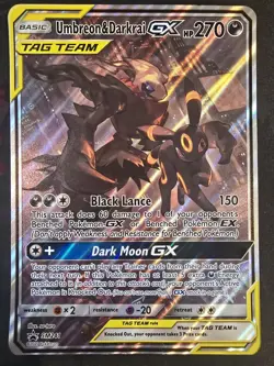 Umbreon & Darkrai GX SM241 Jumbo Card - LP/NM - Image 1