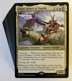 MTG Magic The Gathering Sidar Jabari of Zhalfir Budget 100 Card Commander Deck - Image 1