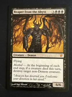 1x Reaper from the Abyss (112) Innistrad LP MTG Magic the Gathering x1 MKE - Image 1