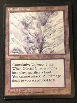 Glacial Chasm - Ice Age - MTG - EN - LP - Image 1
