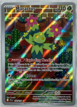 Pokemon TCG Maractus Illustration Rare 160/159 JTG Journey Together NM - Image 1