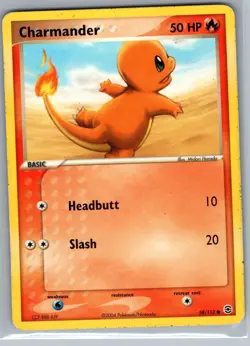 Charmander 58/112 Non Holo FireRed & LeafGreen - Pokemon Card - LP - Image 1