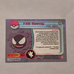 2000 Topps Chrome Series 2 - Pokemon Gastly #92 - Image 2