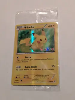 POKEMON TCG Pikachu SEALED Holo Toys R Us Promo 2016 NM+M - Image 1