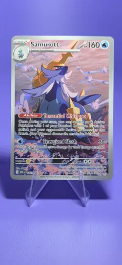 Samurott - 107/086 - Pokemon White Flare Illustration Rare NM - Image 1