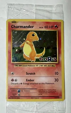Pokemon Charmander Toys R US Promo Sealed (9/108 XY Evolutions) New - Image 1