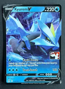 Kyurem V 048/196 - Prize Pack Series 3 Play Promo Stamped - Pokemon TCG Stamp - Image 1
